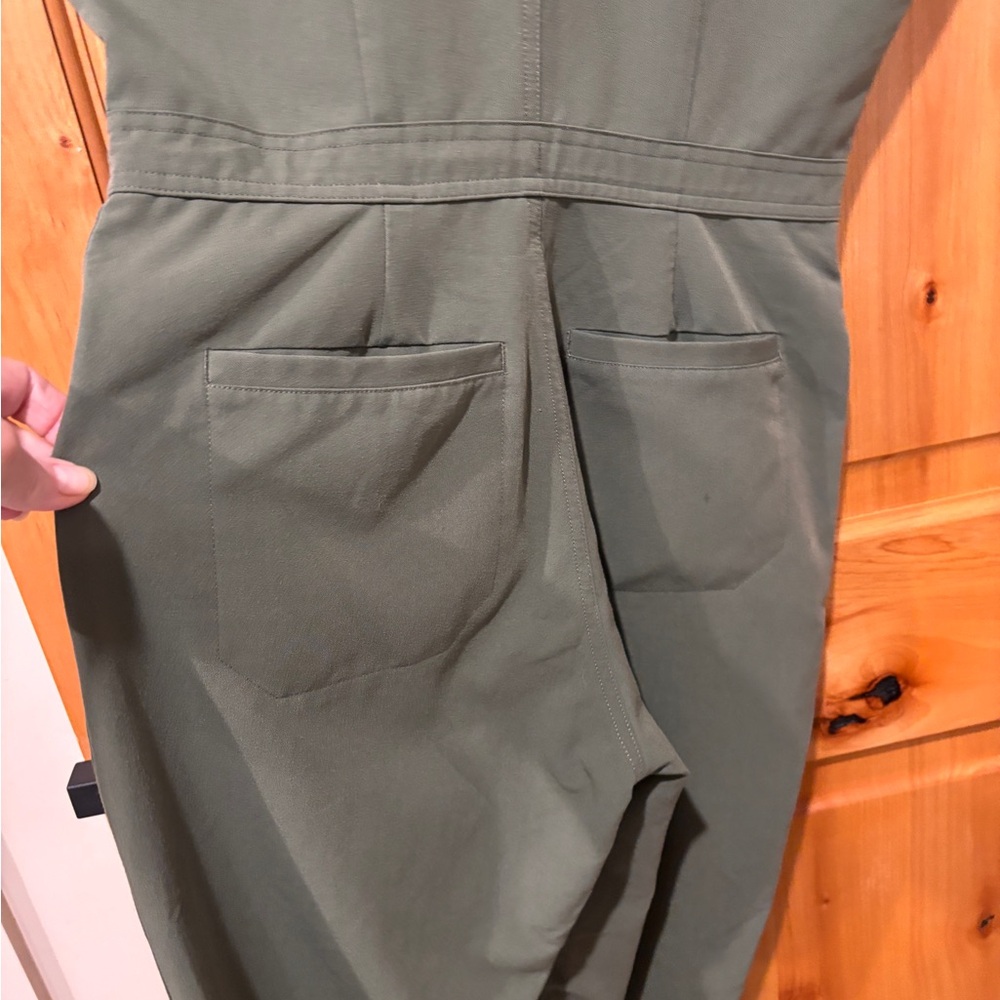 Figs Olive Utility Jumpsuit - Picture 2 of 5